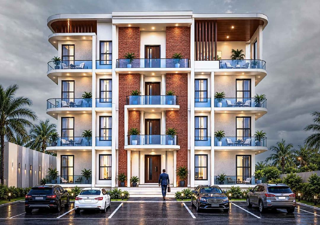 Boing 234 Residence, Abuja arial view